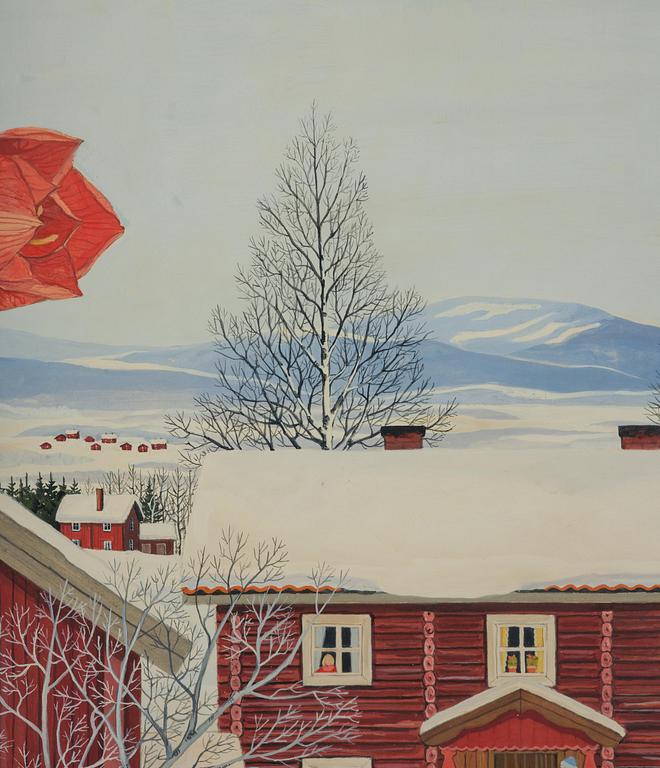 Stina Sunesson, "Jag målar vintern" (I paint the winter).