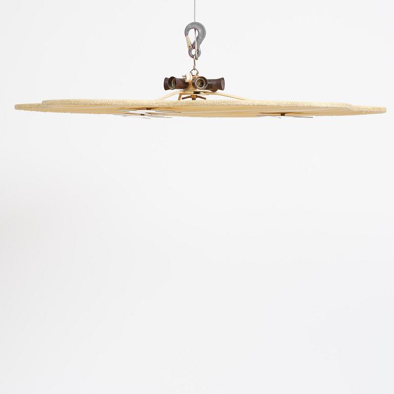 Hans Bergström, plafond, "Molnet", ateljé Lyktan, Åhus, 1940-50-tal.