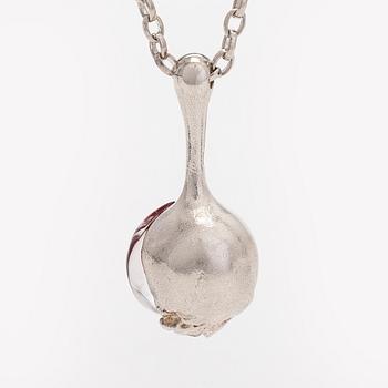Björn Weckström, hänge, "Nectaris", silver, akryl, Lapponia 1973.