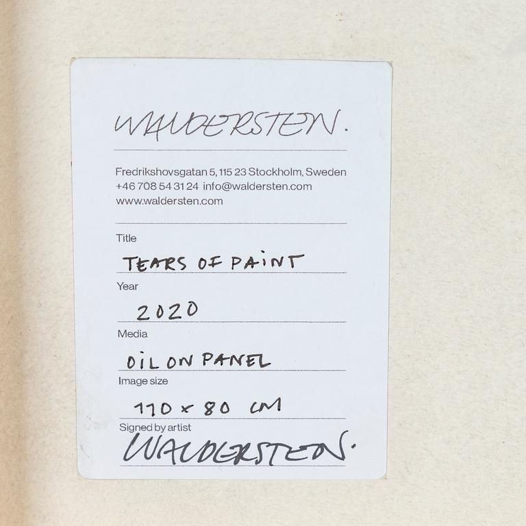 Jesper Waldersten, oil on panel, signed.