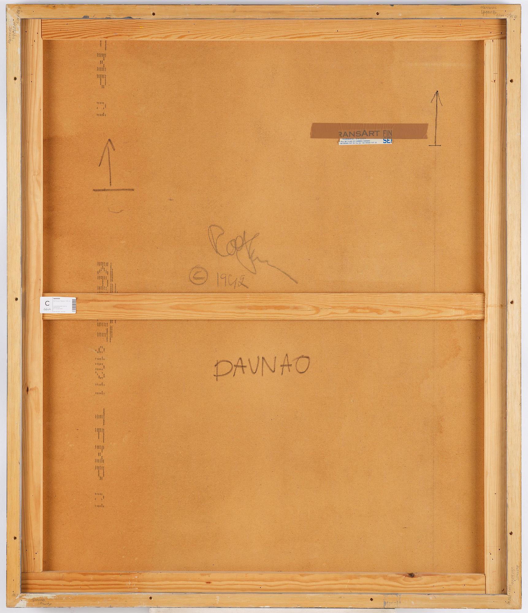 Rolf Hanson, "Daunao".