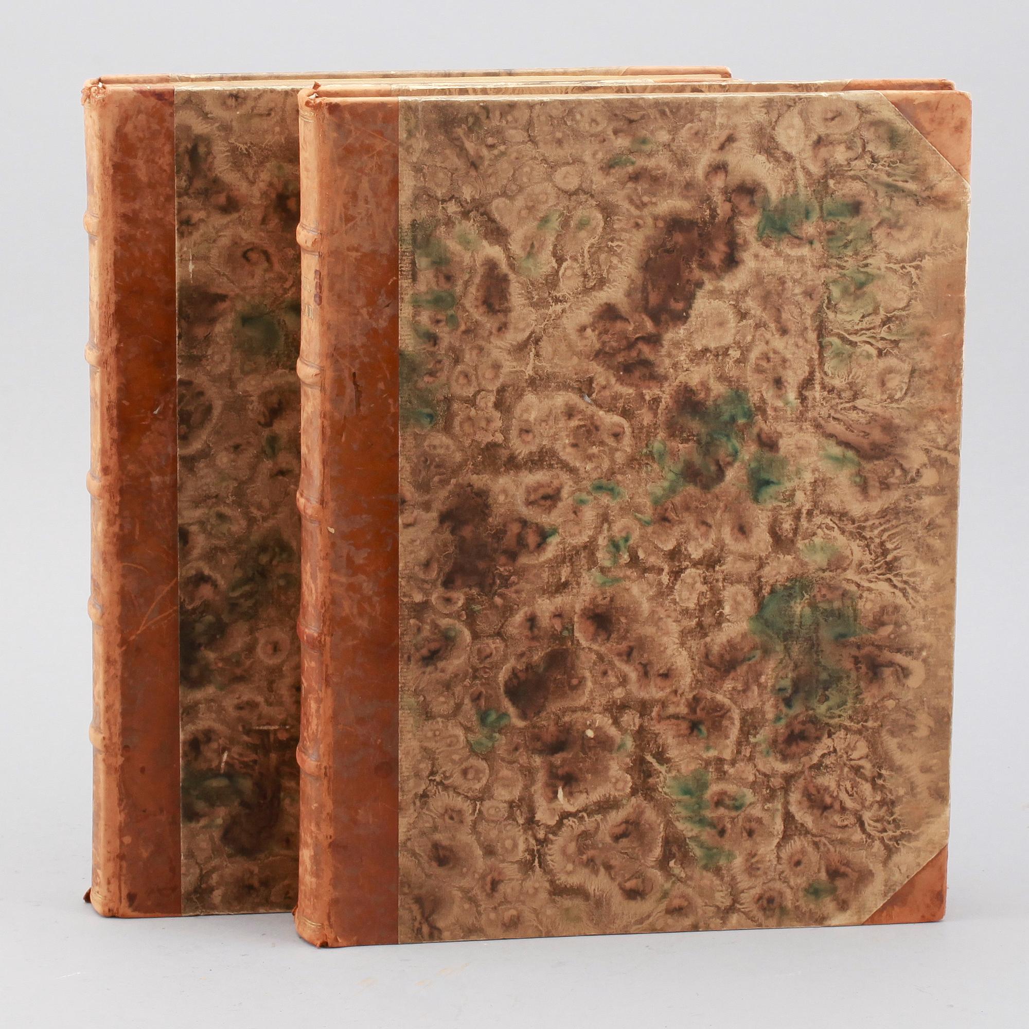 BÖCKER, 2 vol, "Svenska Fåglar", M W & F von Wright, Stockholm.