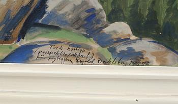 EWALD DAHLSKOG, gouache, signerad och daterad 1938.