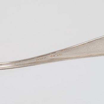 Jacob Ängman, bestickuppsättning, 18 delar, silver, modell "Vasa", GAB, Stockholm 1961-64.