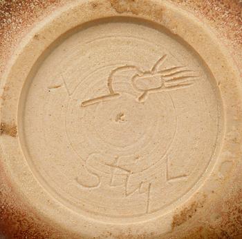 STIG LINDBERG, 3 delar, stengods, Gustavsbergs studio, 1960- och 1970-tal.