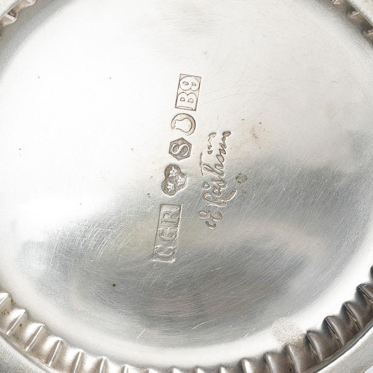 Bägare, 3 st, silver, Stockholm 1920-50-tal.