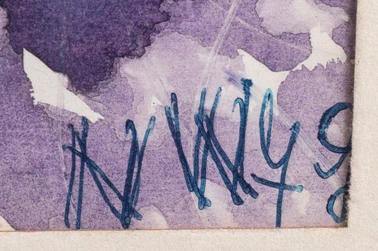 Nell Walden, watercolur signed.