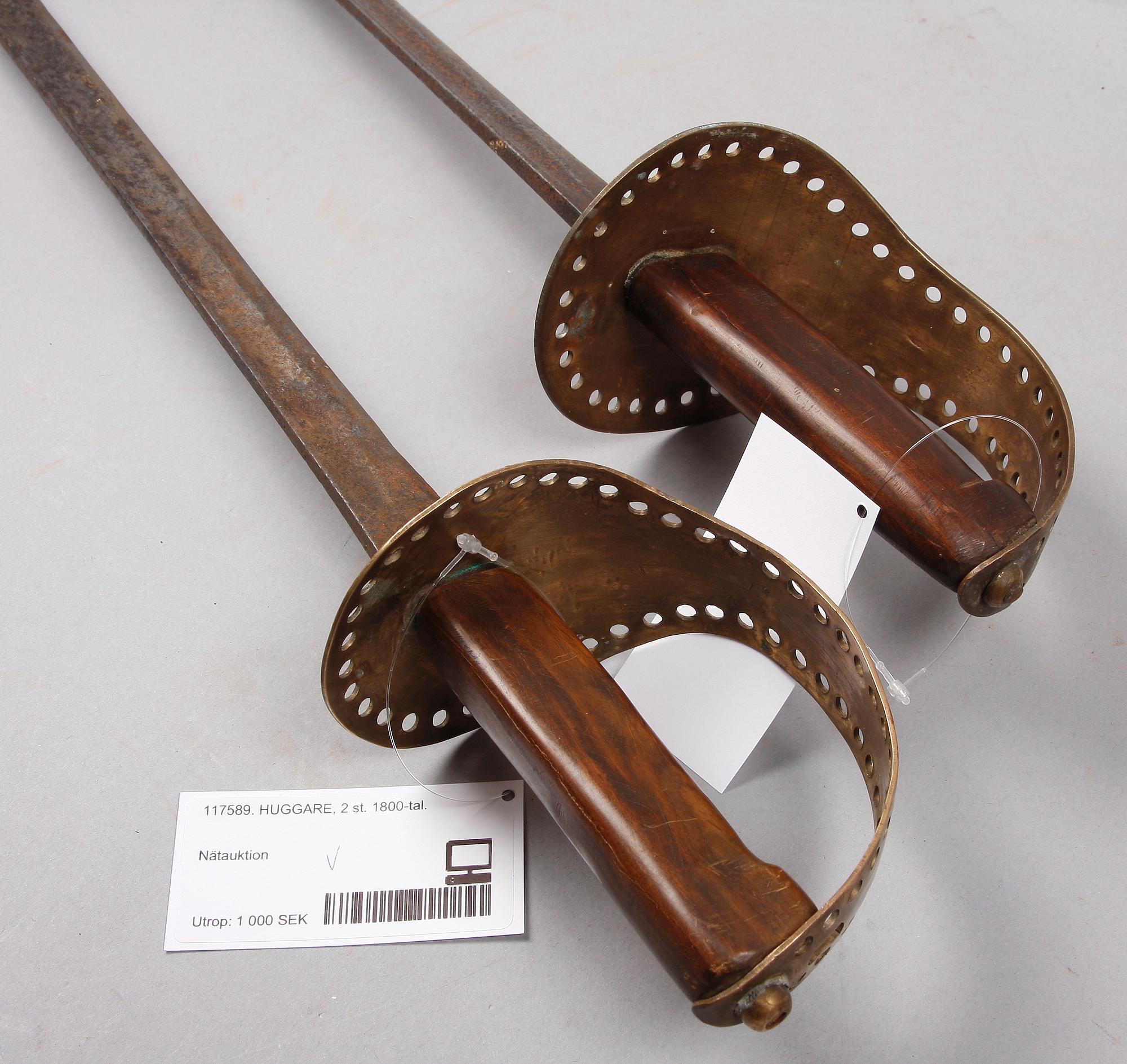 HUGGARE, 2 st, 1800-tal.