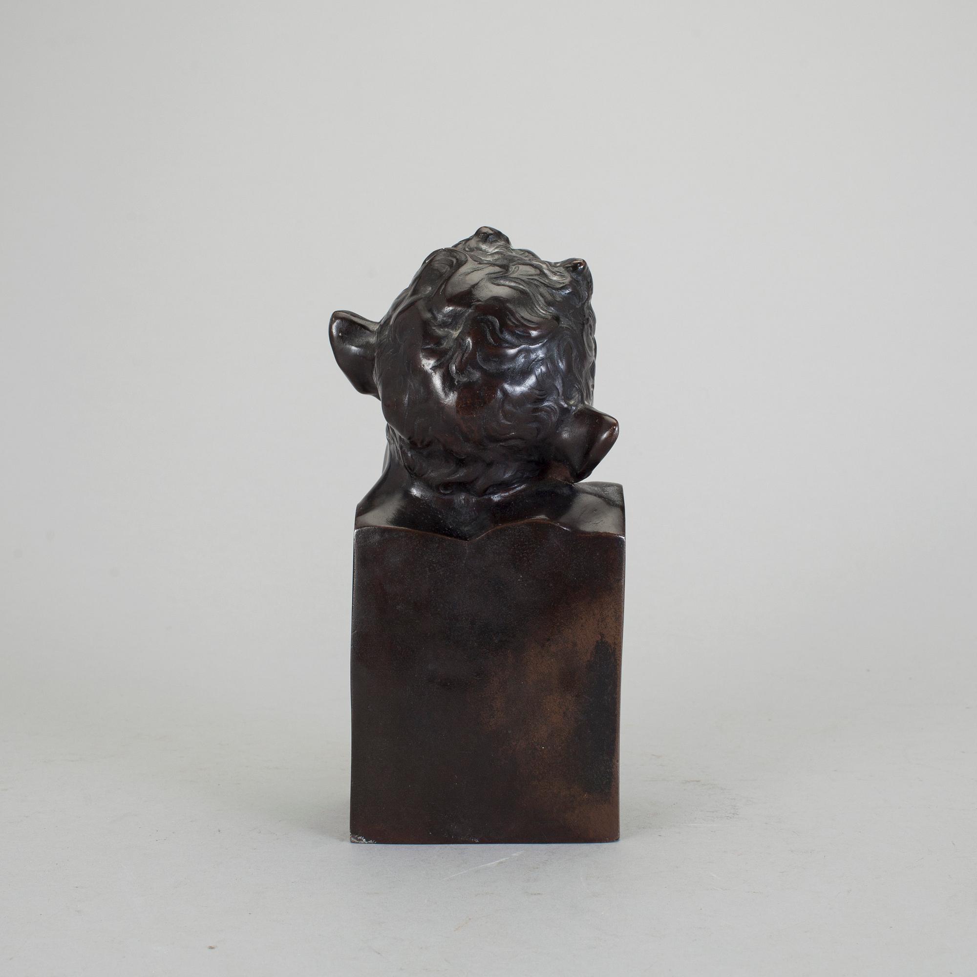 HANS SCHWEGERLE, Skulptur, brons, signerad.