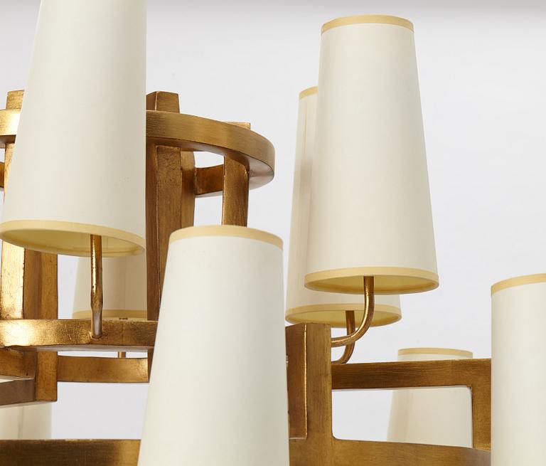 A chandelier, Tory Burch.