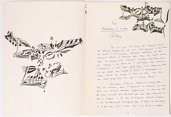 Periodicals, 9 pcs, "Derrière Le Miroir", published by Galerie Maeght.