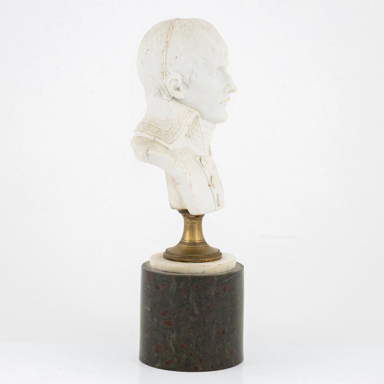 A Napoleon parian byst figurine.