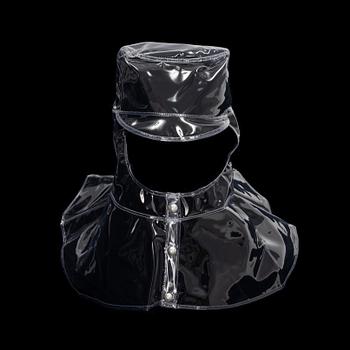 Chanel, a transprent PVC hat with collar, size S, 2018.