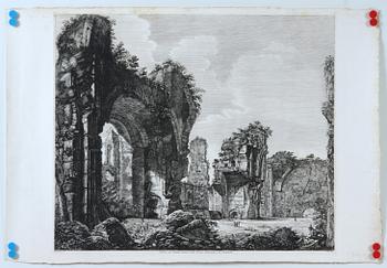 LUIGI ROSSINI, etsningar, 2 st. Dat 1821 resp 1828.
