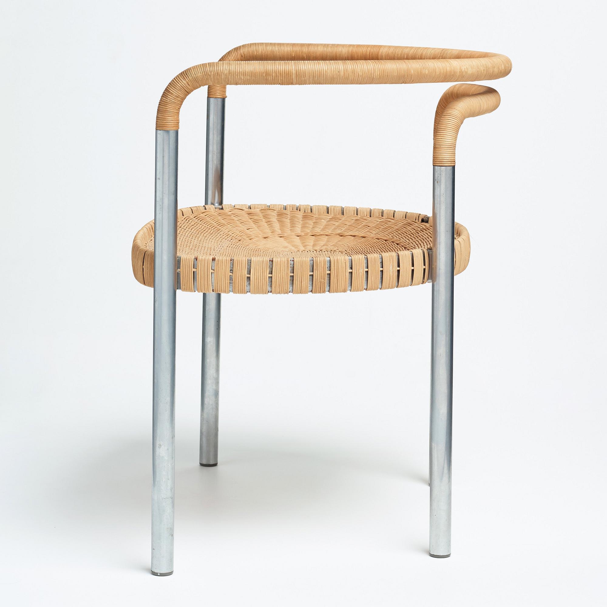 Poul Kjaerholm, a "PK 12" chair, edition E Kold Christensen, Denmark ca 1962.