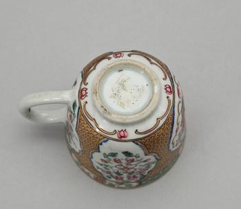 KOPPAR, 9 st, porslin, Kina, 1700-tal.