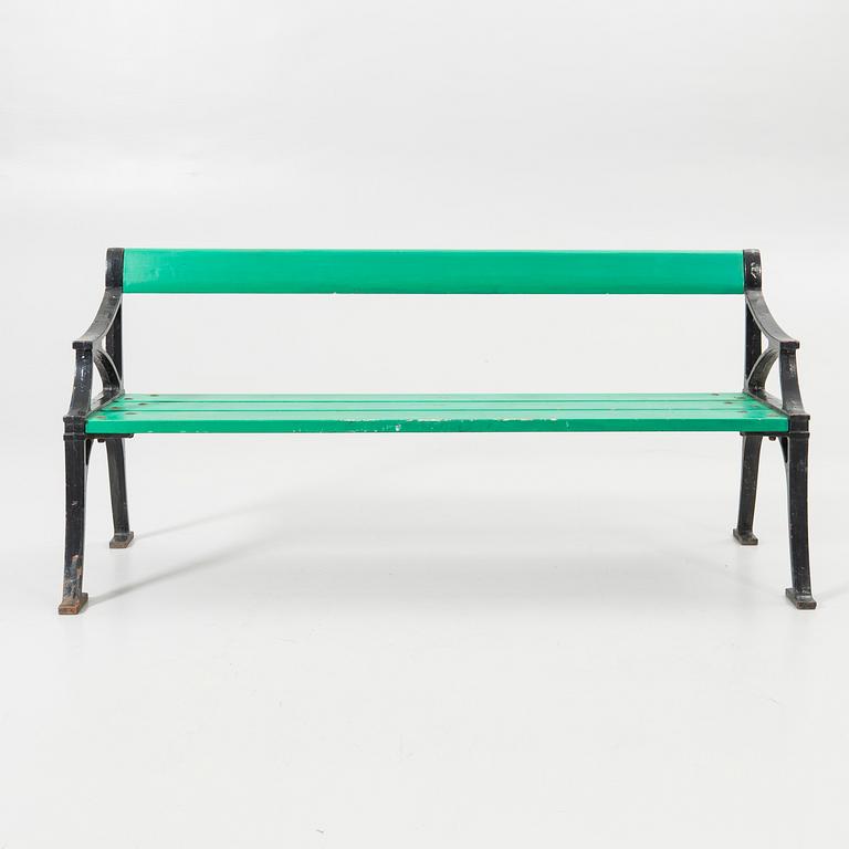 Garden bench, "Tessin", Tierp, Nola Stockholm, 20th century.