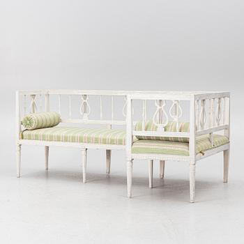 Salongsgrupp, gustaviansk, 1800-talets början.