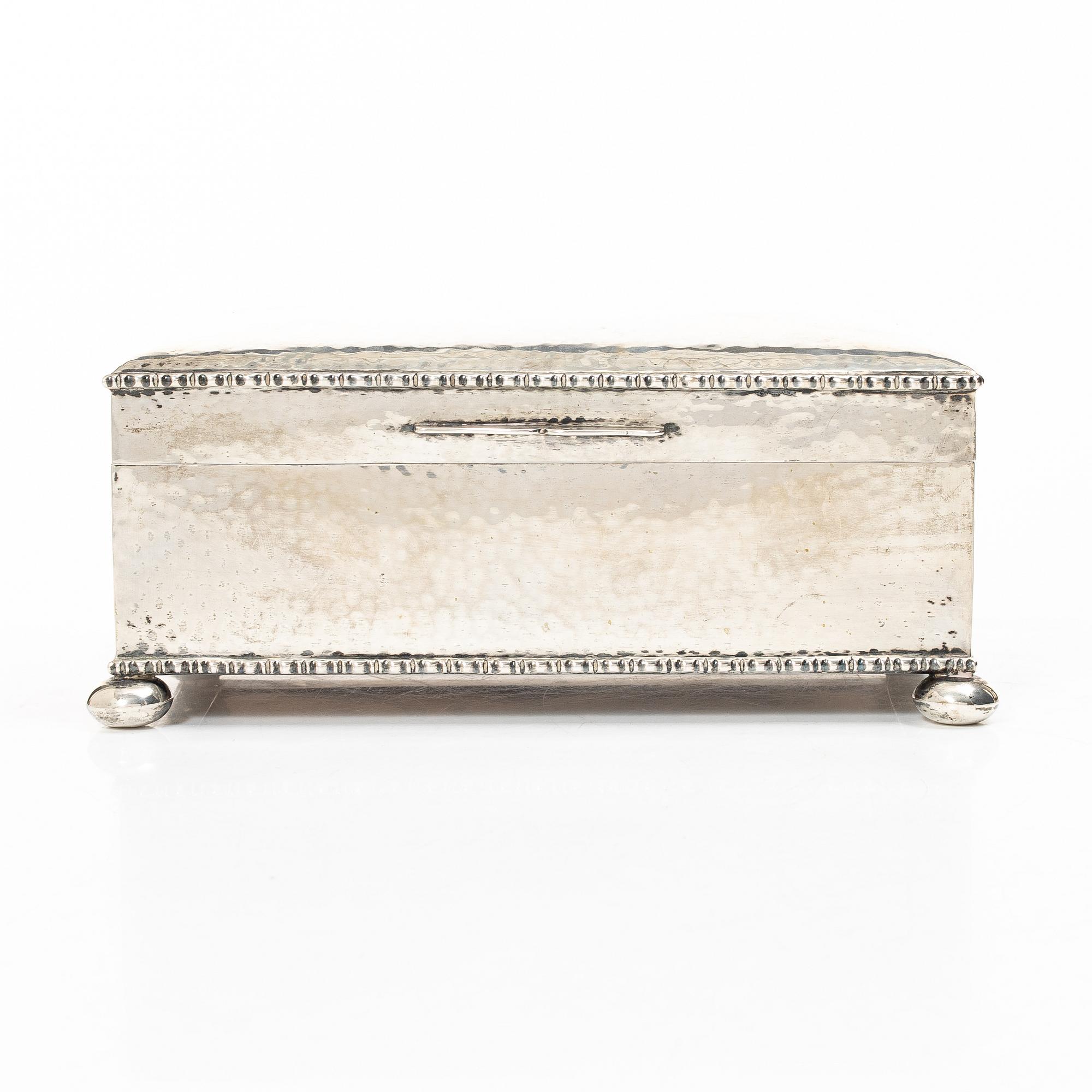 Skrin, silver, svensk importstämpel, Stockholm 1923.