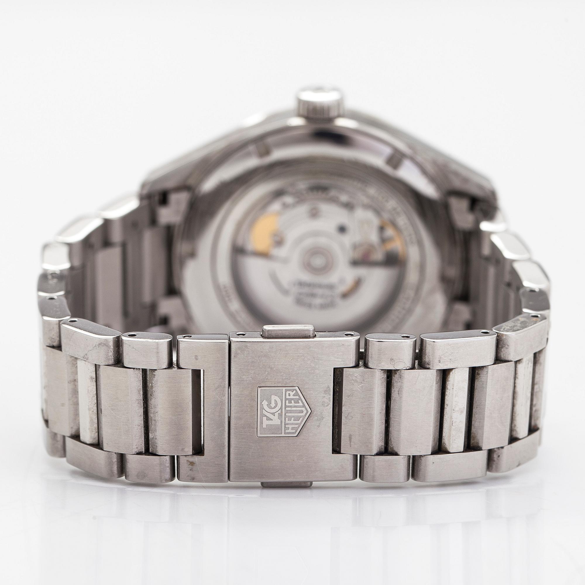 Tag Heuer, Carrera, Calibre 5, armbandsur, 41 mm.