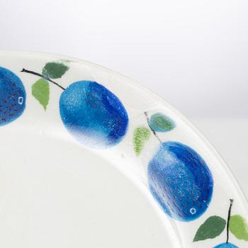 Stig Lindberg, servisdelar, 16 st, "Prunus", Gustavsberg.