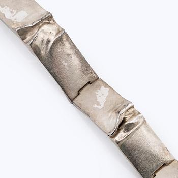LAPPONIA armband silver "Ceres" design Björn Weckström Finland 1979.