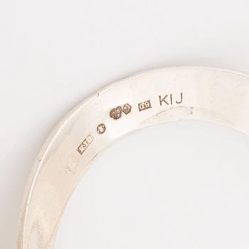 Karl-Ingemar Johansson, armband, silver, cirklar.