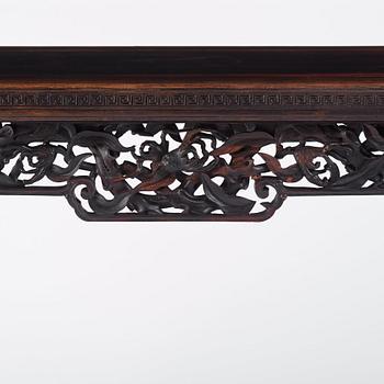 Altarbord, zitan. Qingdynastin, 1800-tal.