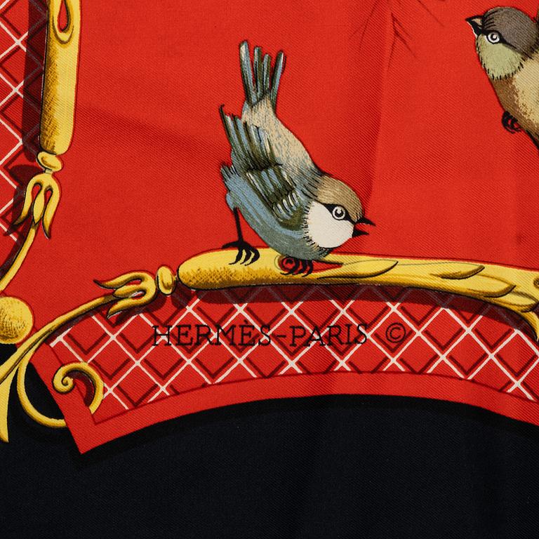 Hermès, scarf, "La Clé des Champs".
