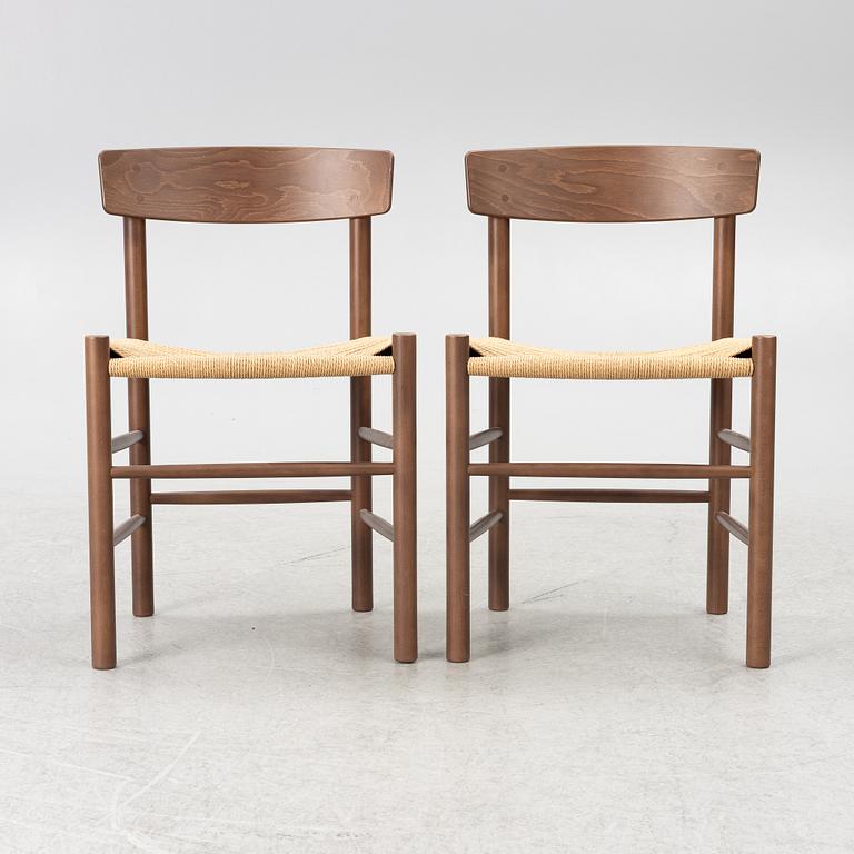 Børge Mogensen, stolar, ett par, "J39", Frediricia Furniture.