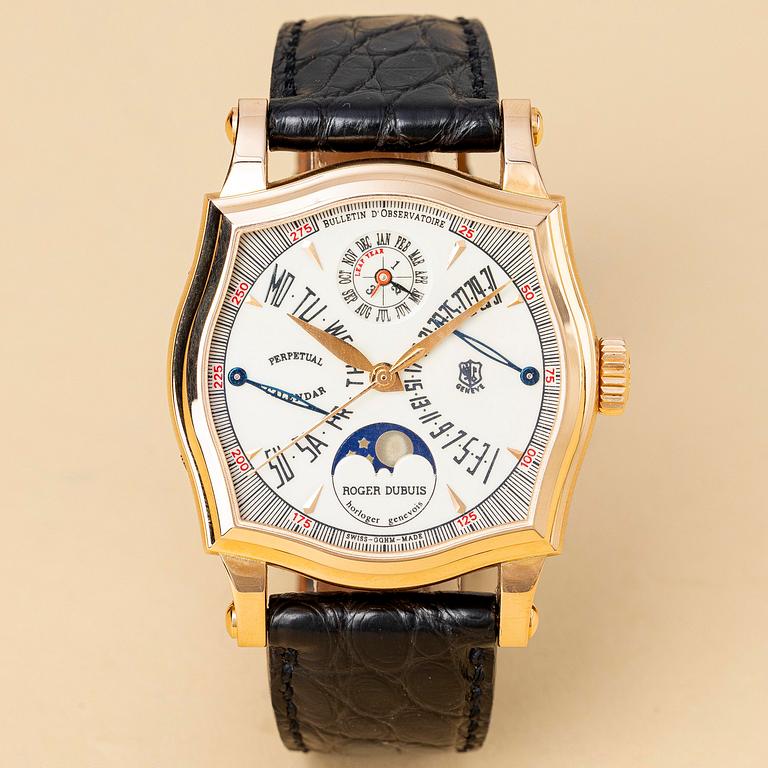 Roger Dubuis, Sympathie Bi-Retrograde Perpetual Calendar, no. 16 of 28, ca 2001.