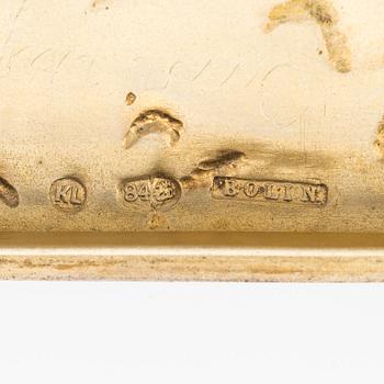 A jewelled silver case by Bolin Moscow 1893-1899.