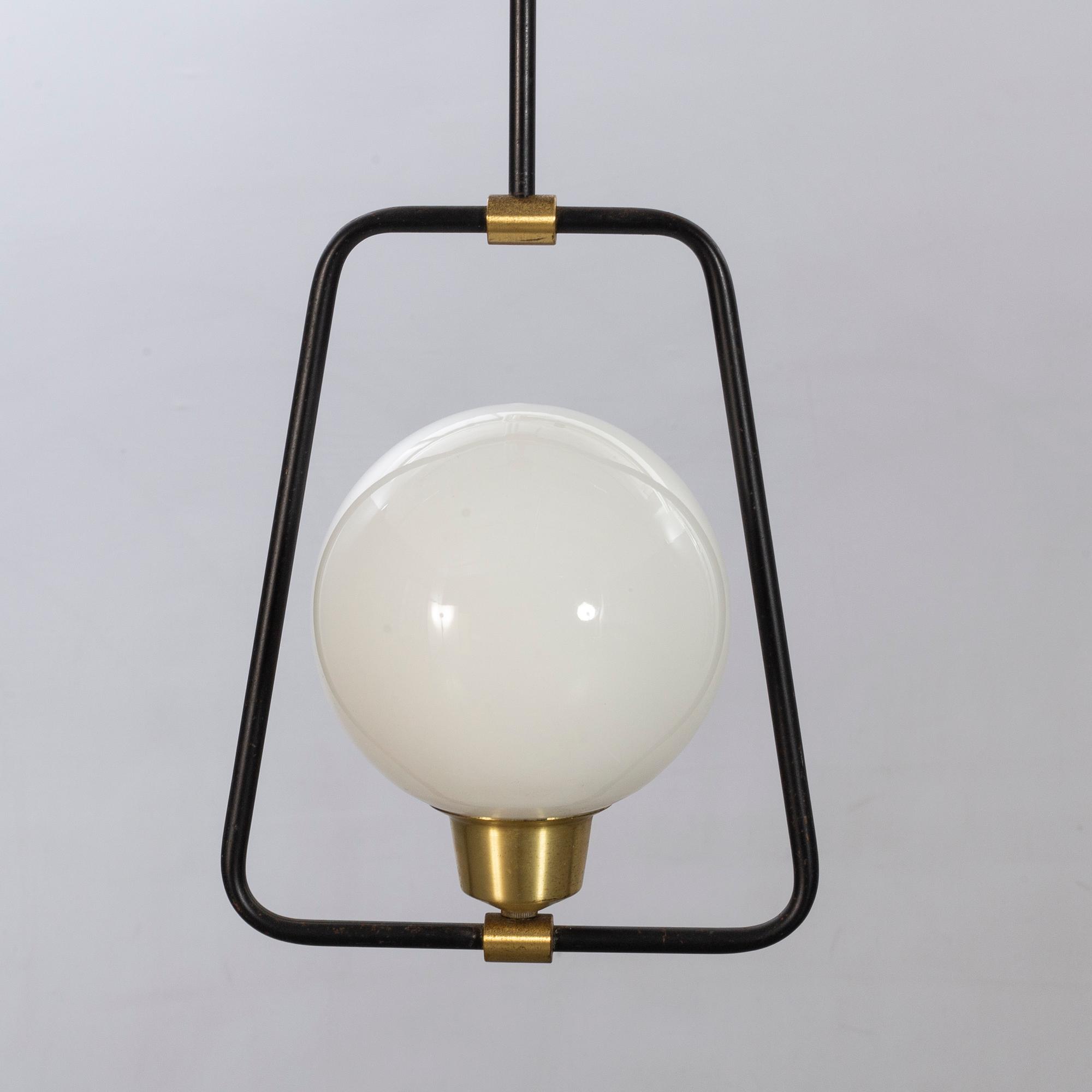 A 1950'S CEILING LAMP.