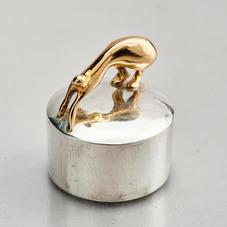 Olle Ohlsson, tekanna, sterling silver, Stockholm 1980.