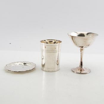 Drink set 27 dl 20th century mid/second half of the century, silver plate.