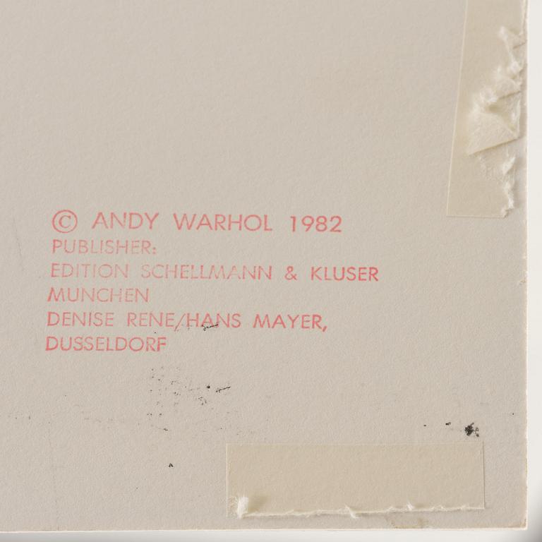 Andy Warhol, "Goethe".