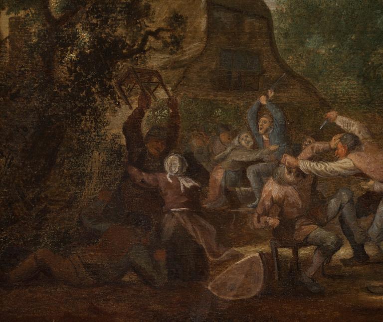 Adriaen van Ostade Hans krets, Byslagsmålet.