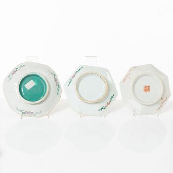 A group of  Chinese famille rose porcelain, around 1900.