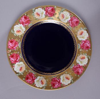 SERVISDELAR, 11 st. Porslin, Eichwold, 1800-tal.