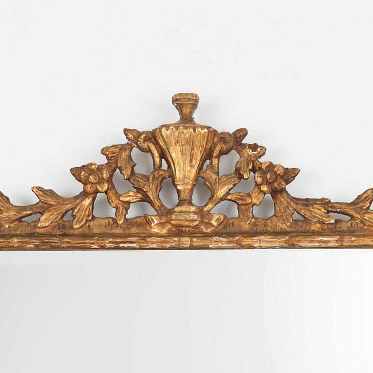 Mirror, Rococo style, circa 1900.