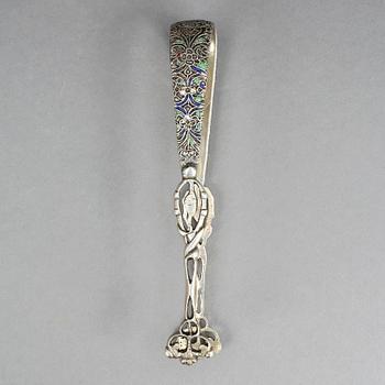 TÅNG, silver, Ryskt kulturområde, 1800/1900-tal. Vikt 65,5 gram.