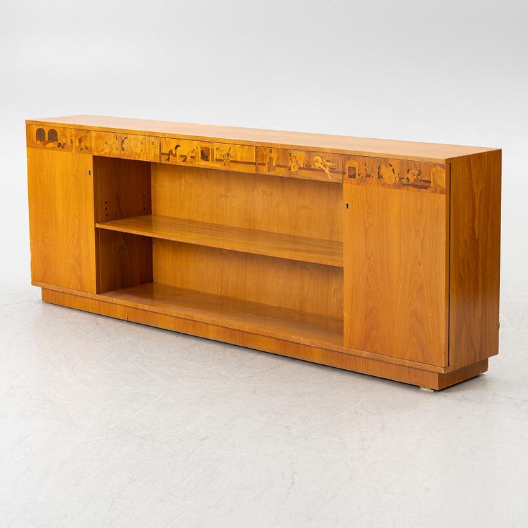 Sven Ekholm & Erik Matsson, sideboard, Swedish Modern "Tusen och en natt”, Lammhults stol- och snickerifabrik, 1940-tal.