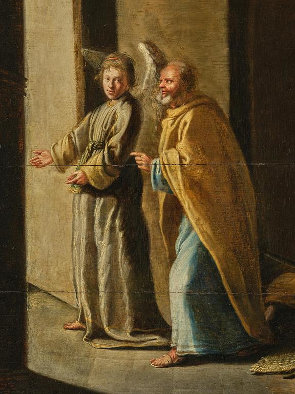 Benjamin Gerritsz. Cuyp, tillskriven, Sankt Peters befrielse från fängelset.