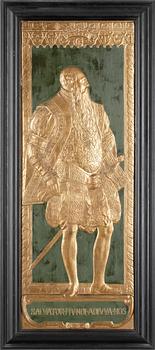 WILLEM BOY, kopia efter, relief i gips, 18/1900-tal.