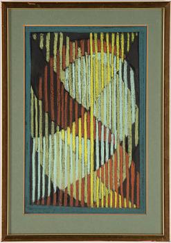 Pierre Olofsson, pastel, signed.