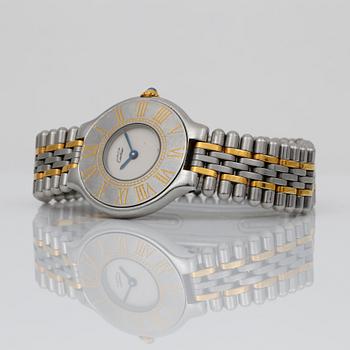 ARMBANDSUR, stål, Must de Cartier, Must 21.