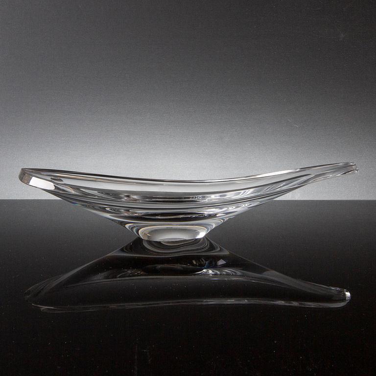 Vicke Lindstrand, bowl, signed.