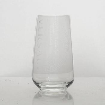 Versace, vas, assiett samt 6 dricksglas, Rosenthal.