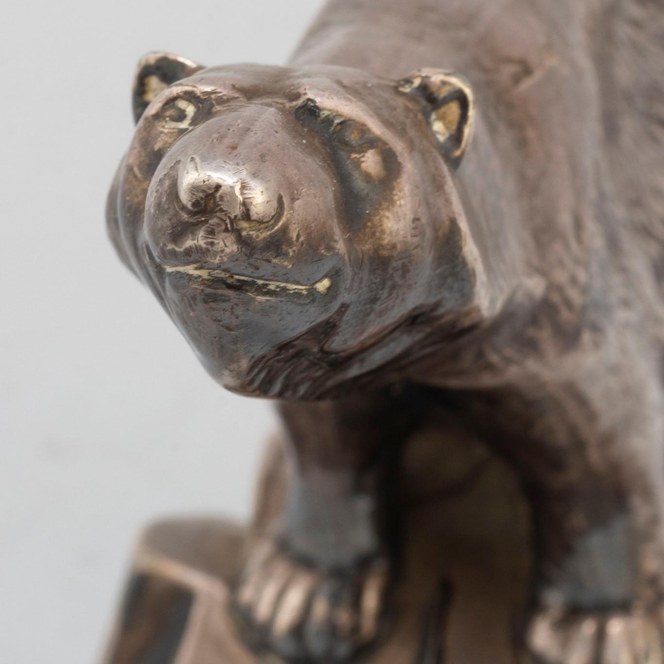 CHARLES SVEJSTRUP MADSEN, a silver plate paperweight.