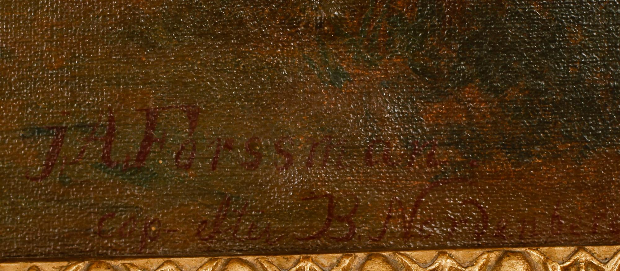 J A FORSSMAN, kopia efter Bengt Nordenberg, olja på duk, signerad och daterad 1872.